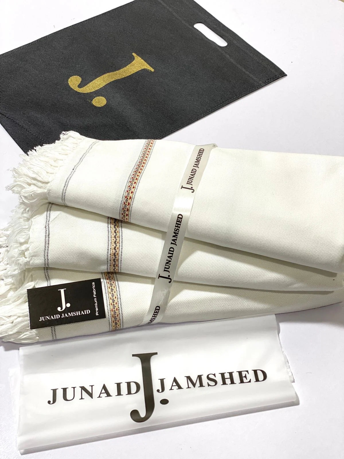 J. Premium Men’s shawl with beg packing (off white)