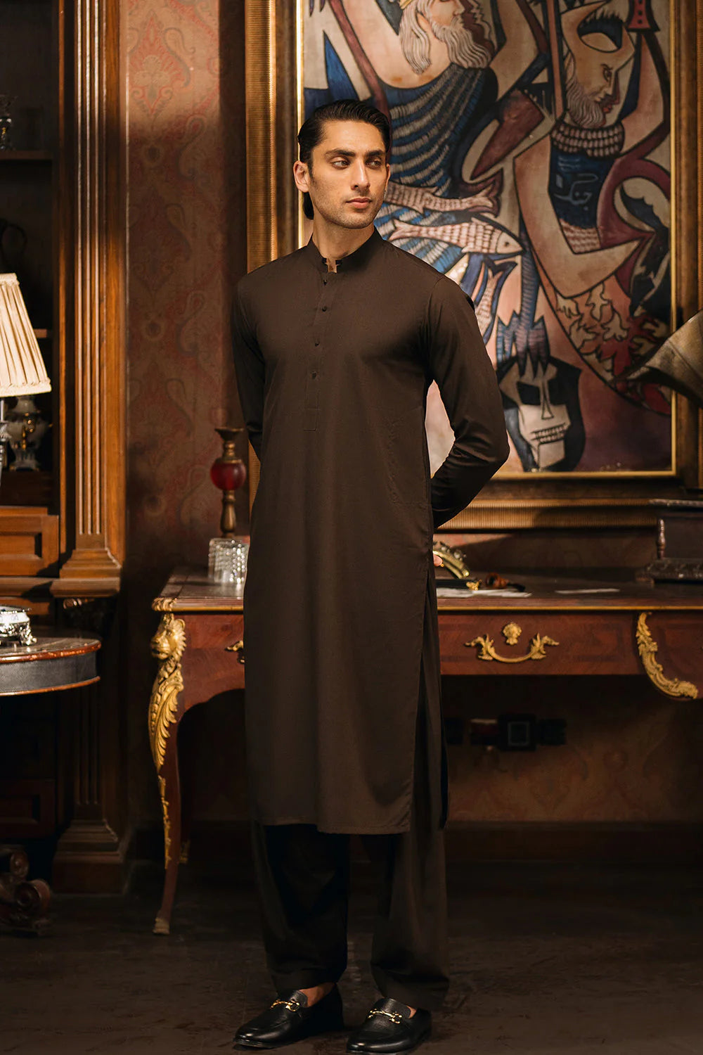 Royal Elite premium wash&wear by j. (Wood brown)