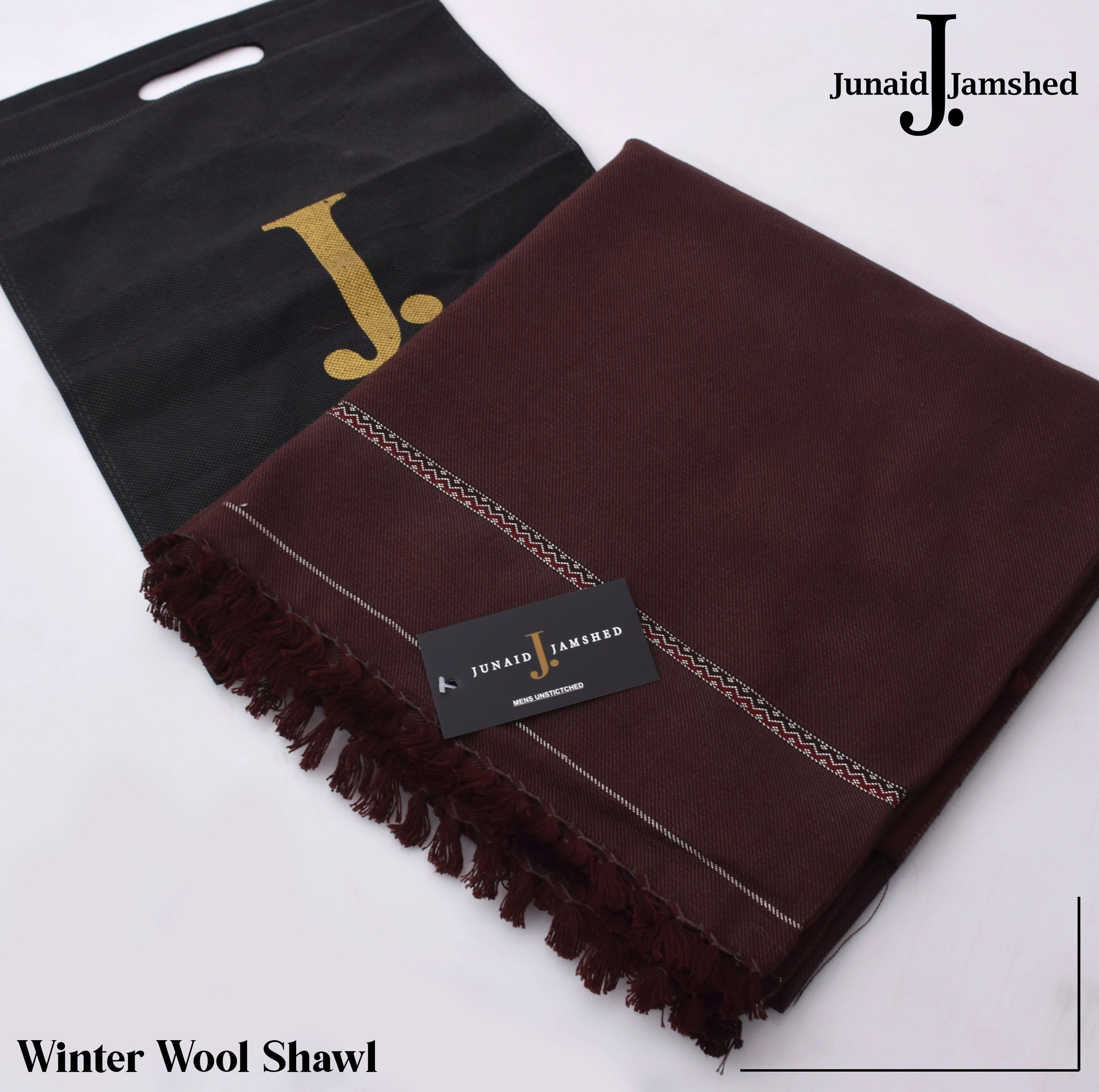 J. Premium Men’s shawl with beg packing..?