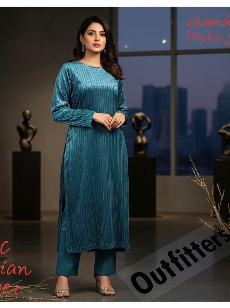 Indian valvet chamki lining 2pc-