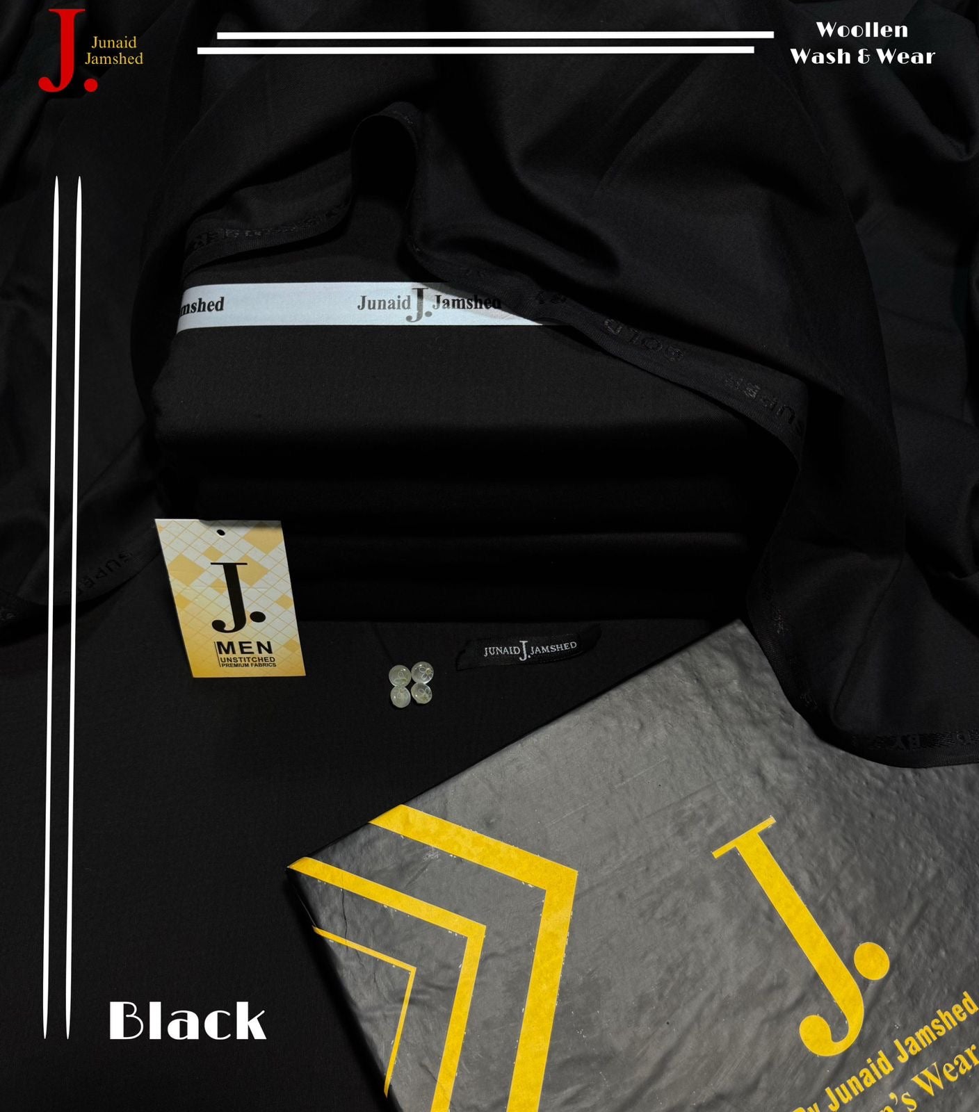 Royal Elite premium wash&wear by j. (Black )