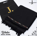 J. Premium Men’s shawl with beg packing (black)