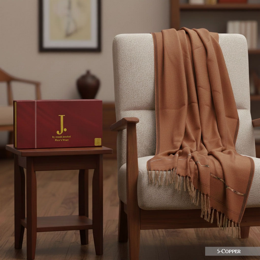J. Premium men’s shawl with premium box (copper)