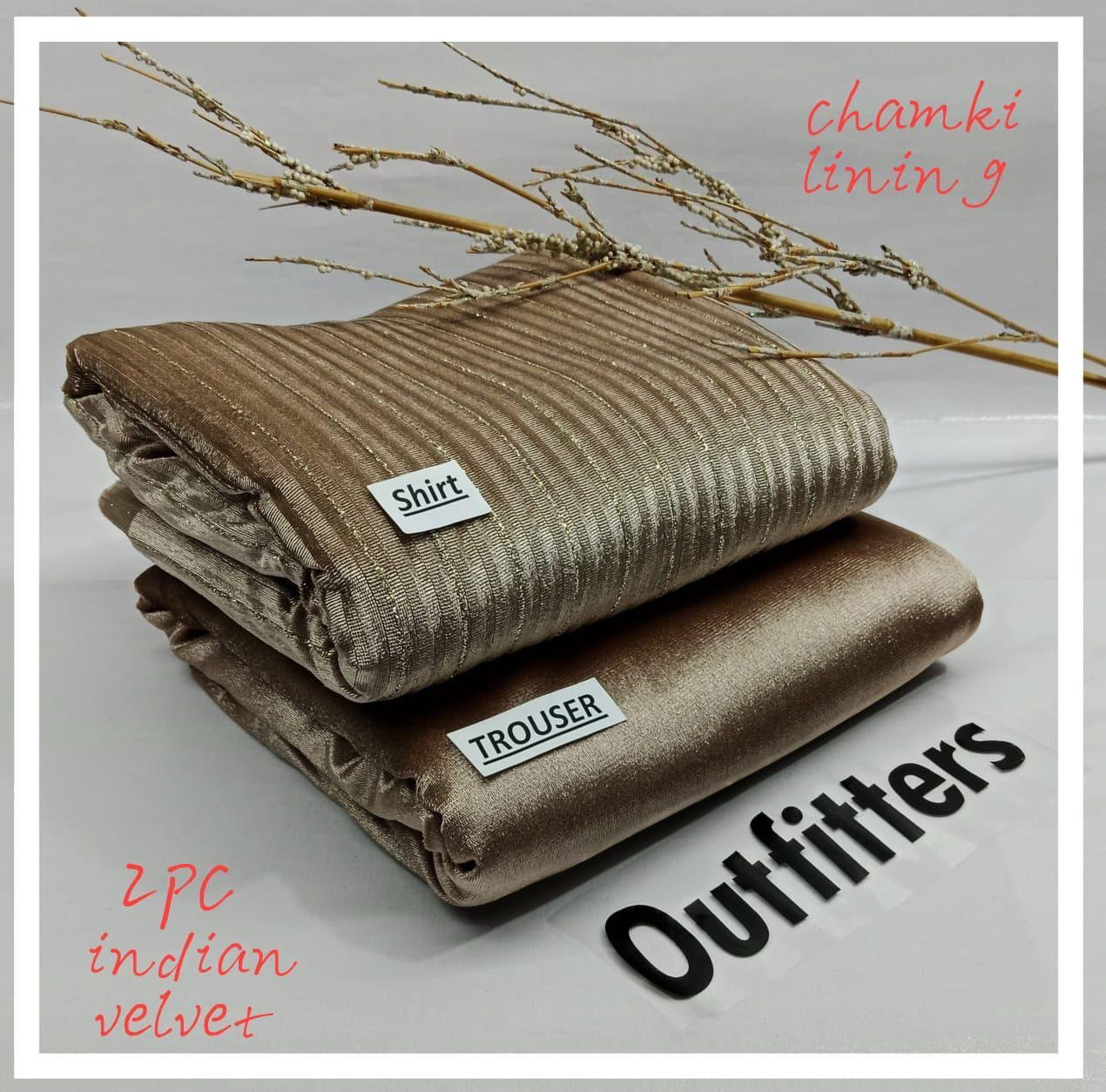 Indian valvet chamki lining 2pc