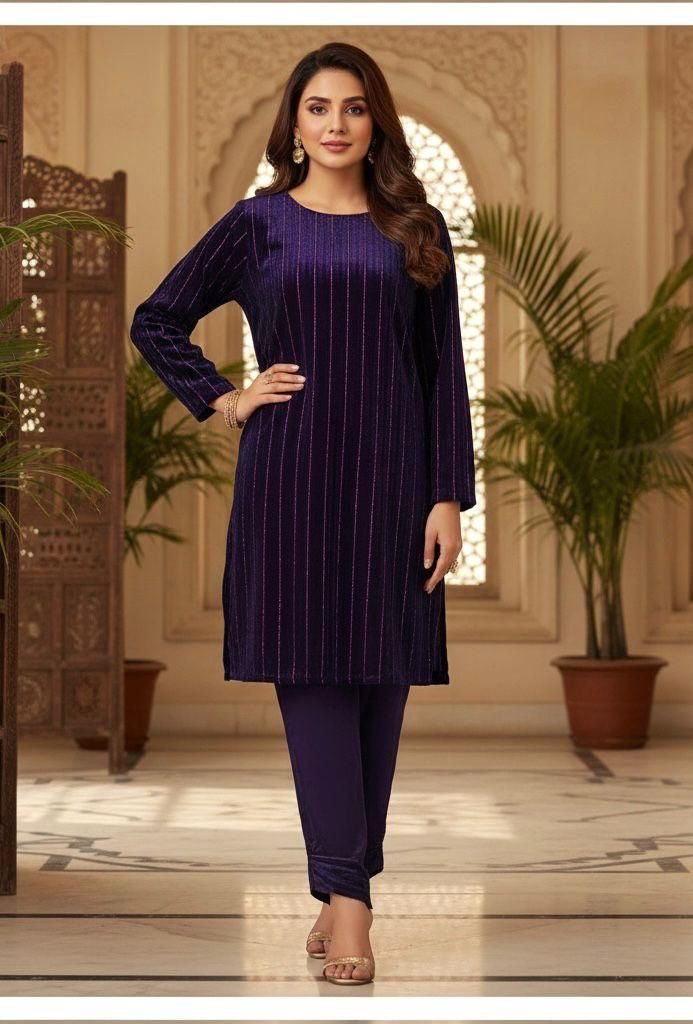 Indian valvet chamki lining 2pc-