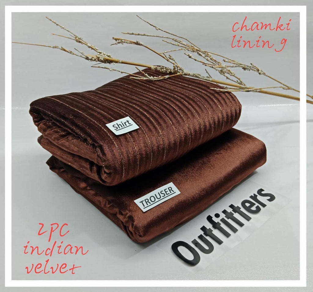Indian valvet chamki lining 2pc