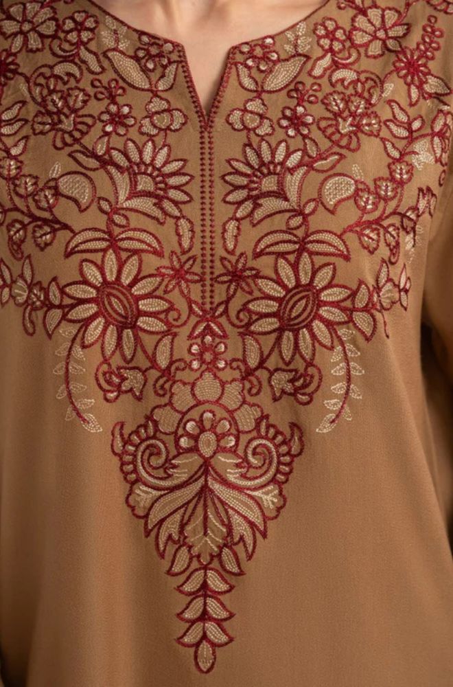 LAAM - Winter 3PC Dhanak Embroidered Suit -