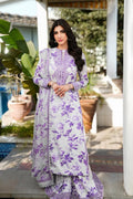 Aneela's Embroidered & Printed Lawn 3 Piece Dress - (HR0078)