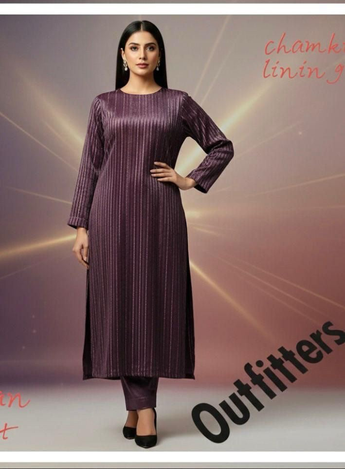 Indian valvet chamki lining 2pc-